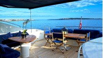 LOW PROFILE -  Aft Deck with Bimini